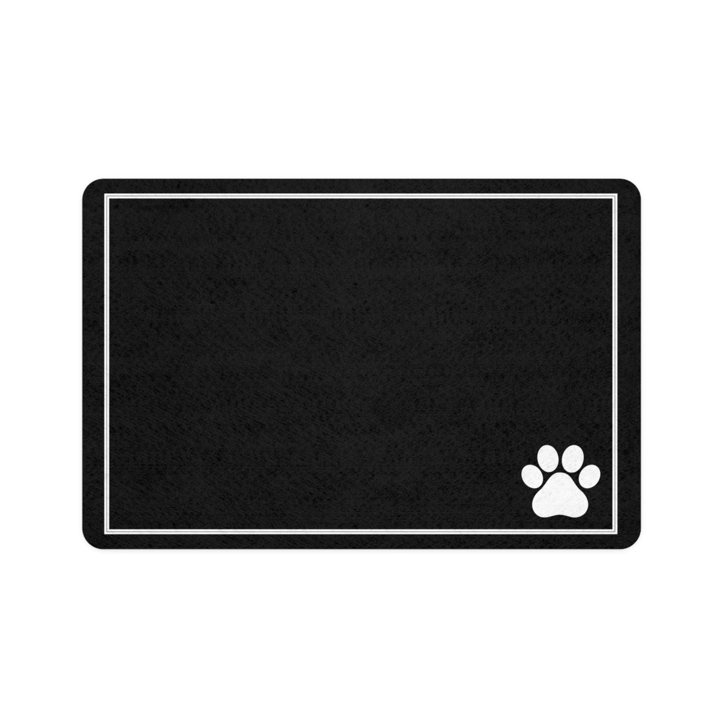 Pet Feeding Dog Food Mat-Dog Mat for Food and Water-No Stains Quick Dry Dog Water Dispenser Mat-Pet Supplies-Dog Placemat Dog Water Bowl for Messy Drinkers 12x18