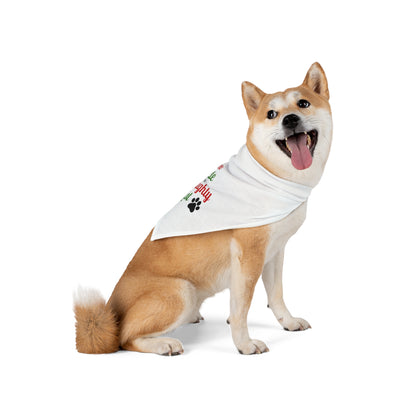 Pawsitively Adorable Christmas Bandana - 'Too Cute for the Naughty List'